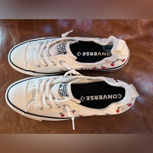 New Converse Chuck Taylor Shoreline Slip-On Cherries Egret 7.5 US 38 Eu No box